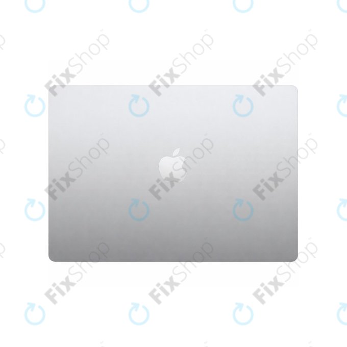 LCD displej pro MacBook Air 13", A3113 (2024), s předním sklem a krytem, Silver, 661-40279, Genuine Apple