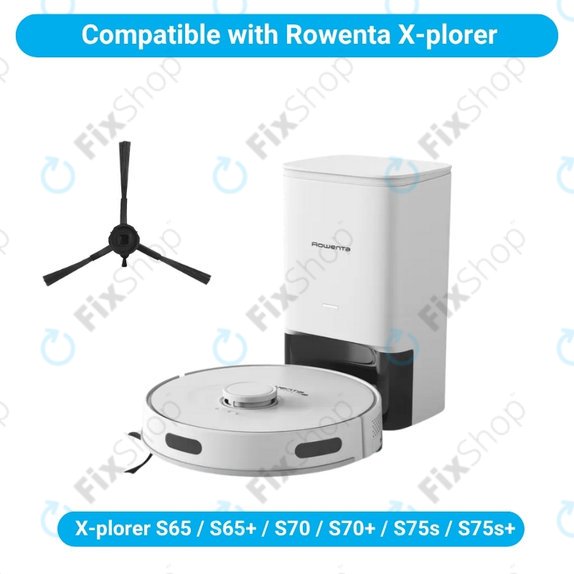 Boční kartáč, 2 ks pro Rowenta X-plorer S65, S65+, S70, S70+, S75s, S75s+