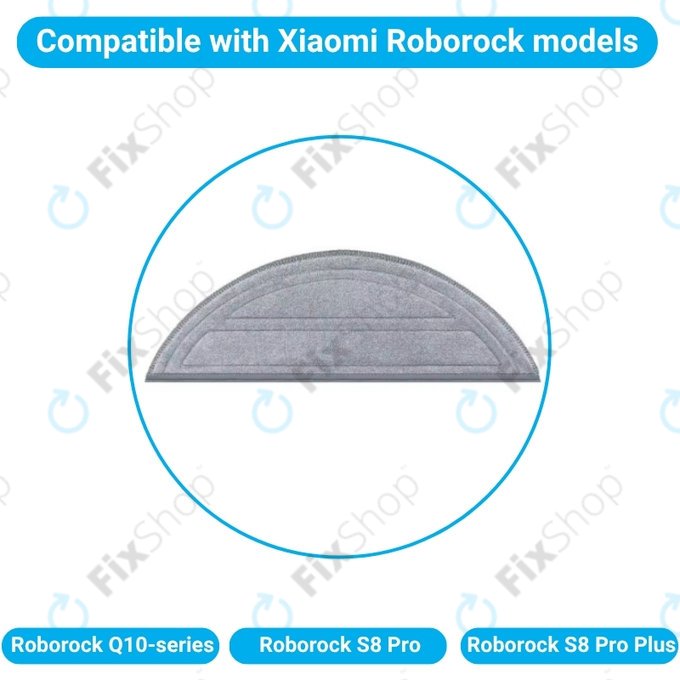 Mopovací útěrka, 2 ks pro Xiaomi Roborock Q10-series, S8 Pro, S8 Pro Plus