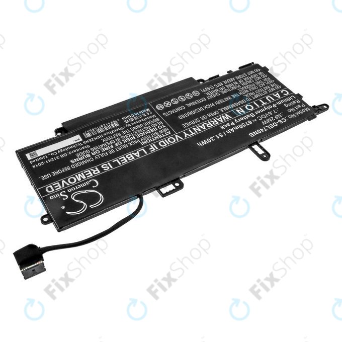 Baterie pro Dell Latitude 7310 2-in-1, 7400 2-in-1, 6750mAh, Li-Pol, 7.6V, NF2MW, HQ