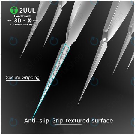 Přesná pinzeta, 3D-X ručně opracovaná, 2UUL TW02