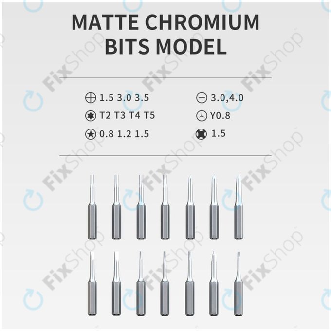 Jakemy JM-Y06 - Inteligentní Precizní Elektrický Šroubovák 16v1
