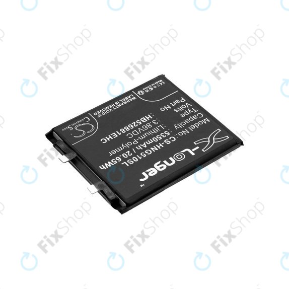 Baterie pro Honor Magic 5 Pro, 5350mAh, Li-Pol, 3.86V, HB526881EHC, HQ