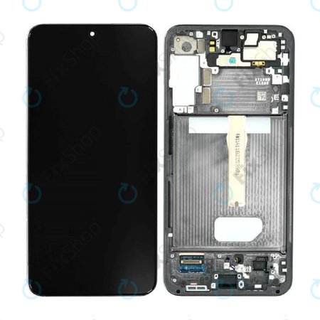 Samsung Galaxy S22 Plus S906B - LCD Displej + Dotykové Sklo + Rám (Phantom Black) OLED
