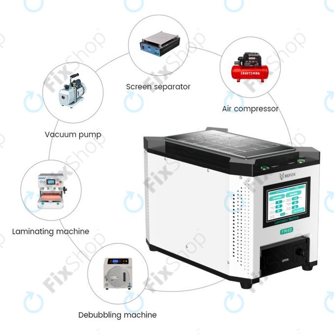Refox FM40 - Laminovací Stroj pro LCD Displeje 3v1
