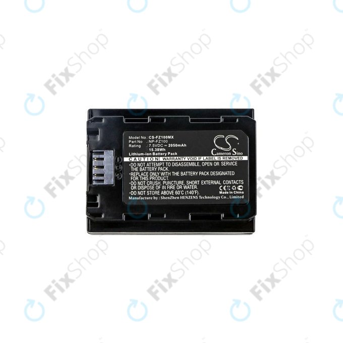 Sony Alpha A7, Alpha A9, ILCE-series - Baterie NP-FZ100 Li-Ion 2050mAh HQ