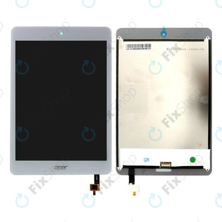Acer Iconia Tab A1 - 830 7.9" - LCD Displej + Dotykové Sklo + Rám (White) TFT