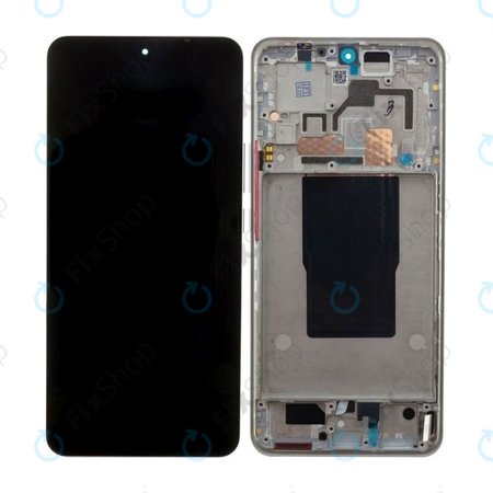 Xiaomi 12T Pro 22081212UG - LCD Displej + Dotykové Sklo + Rám (Silver) - 560004L12U00 Genuine Service Pack
