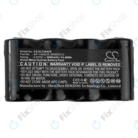 Electrolux Spirit Wet and Dry, ZB264x - Baterie 4/P-140SCR, 900055173 Ni-MH 4.8V 3000mAh HQ
