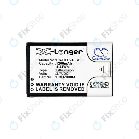 Baterie pro Doro 1370, 1372, 2404, 6040, 1200mAh, Li-ion, 3.7V, DBO-1000A, HQ
