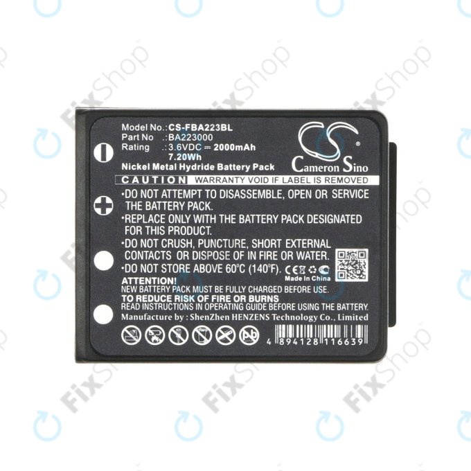 HBC Radiomatic Keynote, Linus 4, Micron 4, 5, 6, 7, Patrol D, Quadrix, Vector Pro - Baterie BA223000, BA223030, FUB6 2000mAh HQ