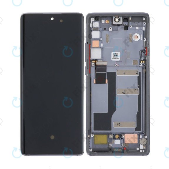 TCL 20 Pro 5G - LCD Displej + Dotykové Sklo + Rám (Black) OLED
