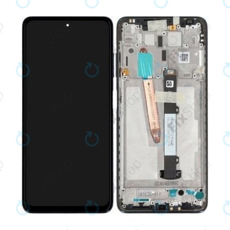 Xiaomi Poco X3 NFC - LCD Displej + Dotykové Sklo + Rám (Shadow Gray) - 560003J20C00 Genuine Service Pack
