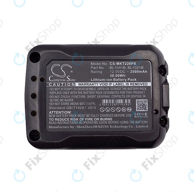 Makita CXT, C, D, F, H, J, P, R, S, T-series - Baterie BL10xx Li-Ion 2500mAh HQ