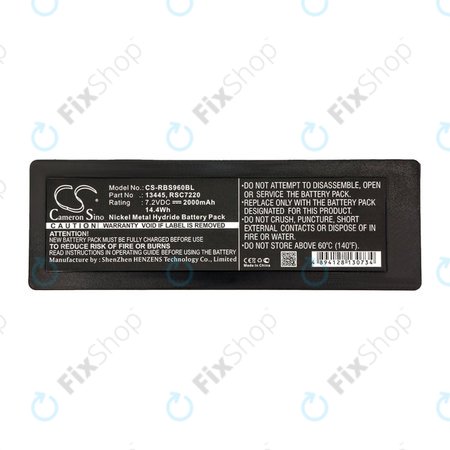 Baterie pro Scanreco 590, 592, 2000mAh, Ni-MH, 7.2V, RSC7220, HQ