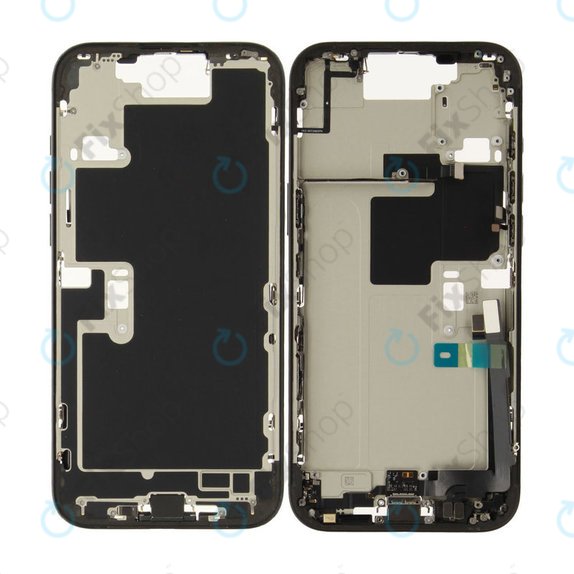 Střední Rám s Baterií pro iPhone 16 Pro Max | Black Titanium | ZD076-00693 | Genuine Apple