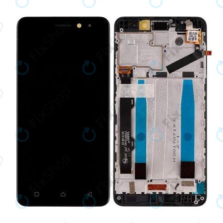 Lenovo K6 K33a48, K6 Power - LCD Displej + Dotykové Sklo + Rám (Black) TFT