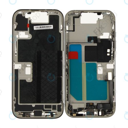 Střední Rám s Baterií pro iPhone 16 Pro | White Titanium | ZD076-00690 | Genuine Apple