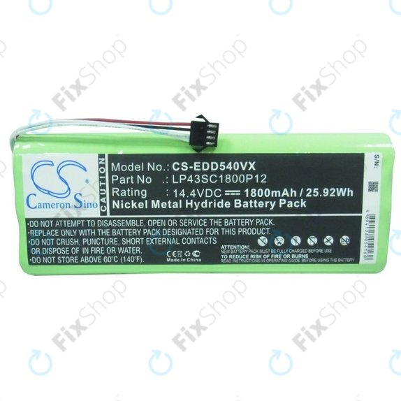 Ecovacs Deebot D-series - Baterie LP43SC1800P12 Ni-MH 14.4V 1800mAh HQ