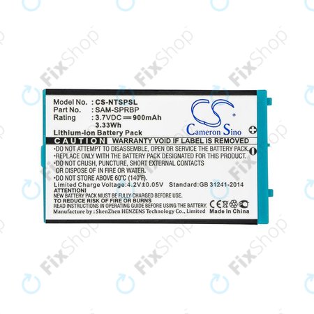 Baterie pro Nintendo Advance SP, AGS, 900mAh, Li-Ion, 3.7V, SAM-SPRBP, HQ