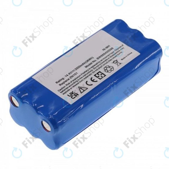Ecovacs Dibea ZN101, K6, L6, Dirt Devil - Baterie 0606004 Ni-MH 14.4V 2500mAh