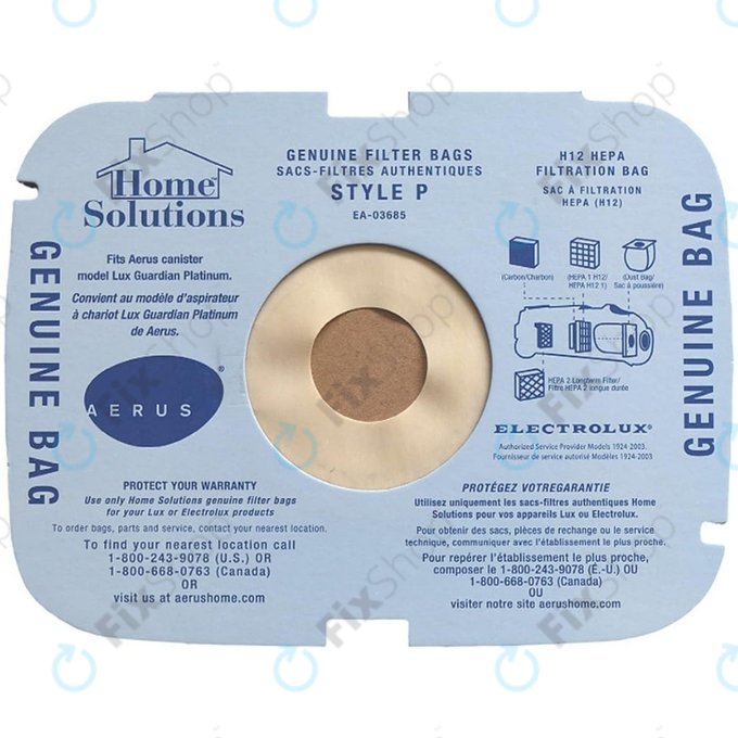 Electrolux, Aerus - Sáček do Vysavače (Style-P)