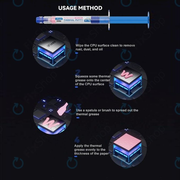 iFixes i506 Pink Performance Thermal Compound - termální pasta pro telefon/tablet, 50g
