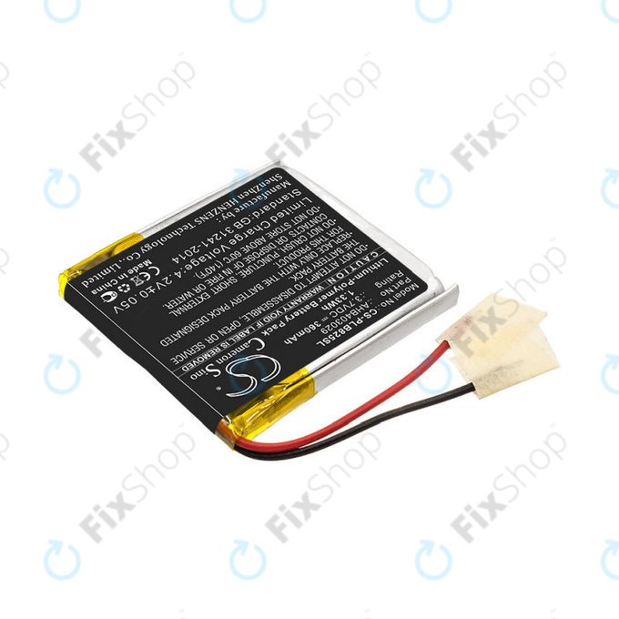 Baterie pro Plantronics Voyager Focus B825, 360mAh, Li-Pol, 3.7V, AHB403029, HQ