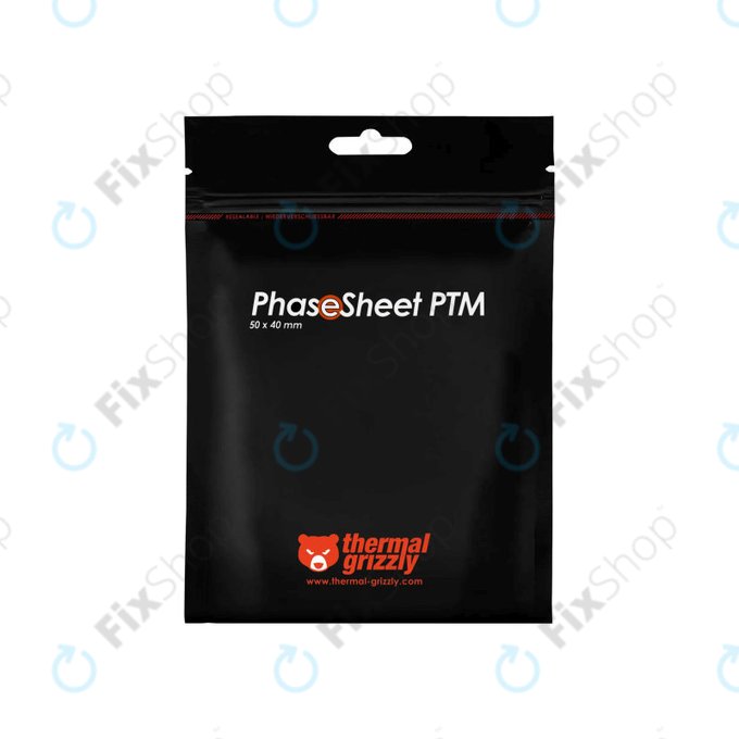 Teplovodivá podložka 50x40x0,2mm, Thermal Grizzly PhaseSheet PTM