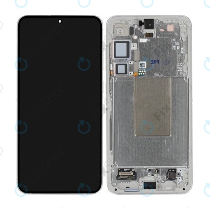 Samsung Galaxy S24 Plus S926B - LCD Displej + Dotykové Sklo + Rám (Marble Grey) - GH82-33410B Genuine Service Pack