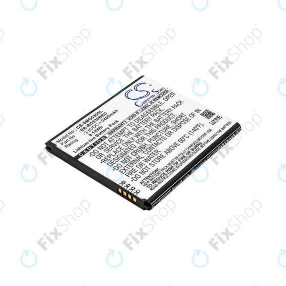 Baterie pro Samsung Galaxy J3, 2400mAh, Li-Ion, 3.8V, EB-BG530BBC, HQ