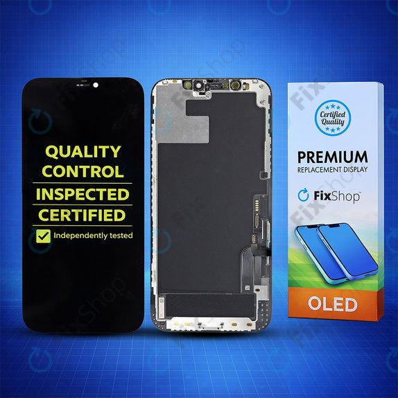 Apple iPhone 12, 12 Pro - LCD Displej + Dotykové Sklo + Rám Hard OLED FixPremium