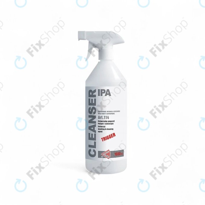 Isopropanol 100% s rozprašovačem, 1000 ml, Cleanser IPA