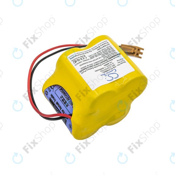 Baterie pro Fanuc 18-T Series Programmable Logic, 2400mAh, Li-MnO2, 6V, BR-2/3AGCT4A, HQ