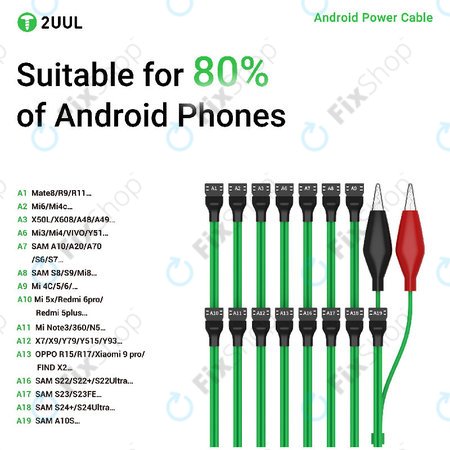 Android napájecí kabel, 16-v-1, 2UUL PW04