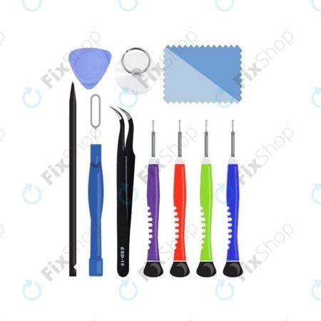 FixPremium - Kompletní Set Nářadí pro Montáž Mobilních Telefonů 11v1