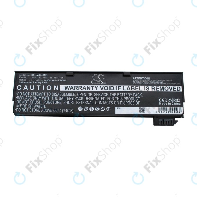 Baterie pro Lenovo ThinkPad X240, X250, X260, S440, T440, T550, T560, 4400mAh, Li-Ion, 11.1V, 45N1132, HQ