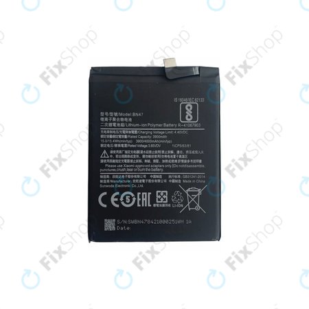 Xiaomi Mi A2 Lite (Redmi 6 Pro) - Baterie BN47 4000mAh