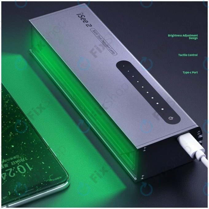 QianLi iSee 2 - Lampa na Detekci Prachu, Prachový Skener