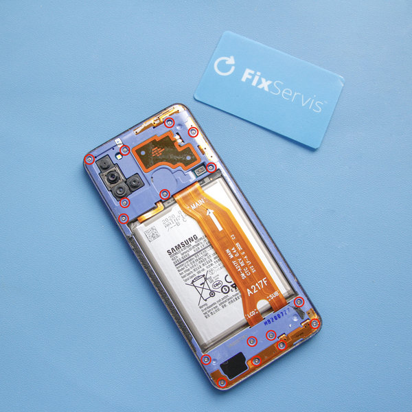 Odmontování středního rámu