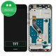 Huawei P10 lite - LCD Displej + Dotykové Sklo + Rám (Graphite Black) TFT