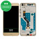 Huawei P10 lite - LCD Displej + Dotykové Sklo + Rám (Platinum Gold) TFT