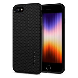Spigen - Pouzdro Liquid Air pro iPhone 7, 8, SE 2020 & SE 2022, černá