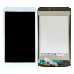 LG G Pad V500 - LCD Displej + Dotykové Sklo (White) TFT