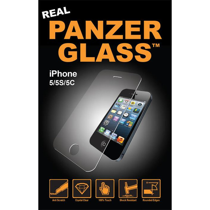PanzerGlass - Tvrzené Sklo Standard Fit pro iPhone 5, 5c, 5s, SE 2016, transparent
