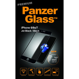PanzerGlass PREMIUM - Tvrzené sklo pro iPhone 6, 6S, 7, 8, SE 2020 a SE 2022, černé