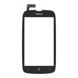 Nokia Lumia 610 - Dotykové Sklo + Rám (Black)