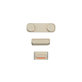 Apple iPhone 5S - Set Tlačítek Hlasitosti + Zapínání + Tichého Režimu (Gold)