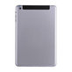 Apple iPad Mini 3 - Zadní Housing 4G Verze (Space Gray)