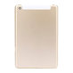 Apple iPad Mini 3 - Zadní Housing 4G Verze (Zlatá)